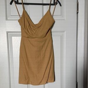 Skylar + Madison Tan Mini Dress